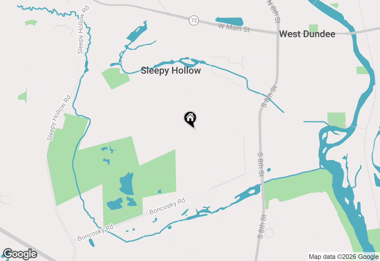 Map of 934 Surrey Lane #2, Sleepy Hollow, IL 60118