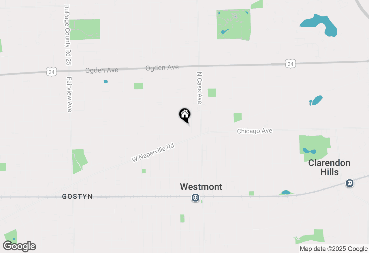 Map of 311 N Grant Street, Westmont, IL 60559