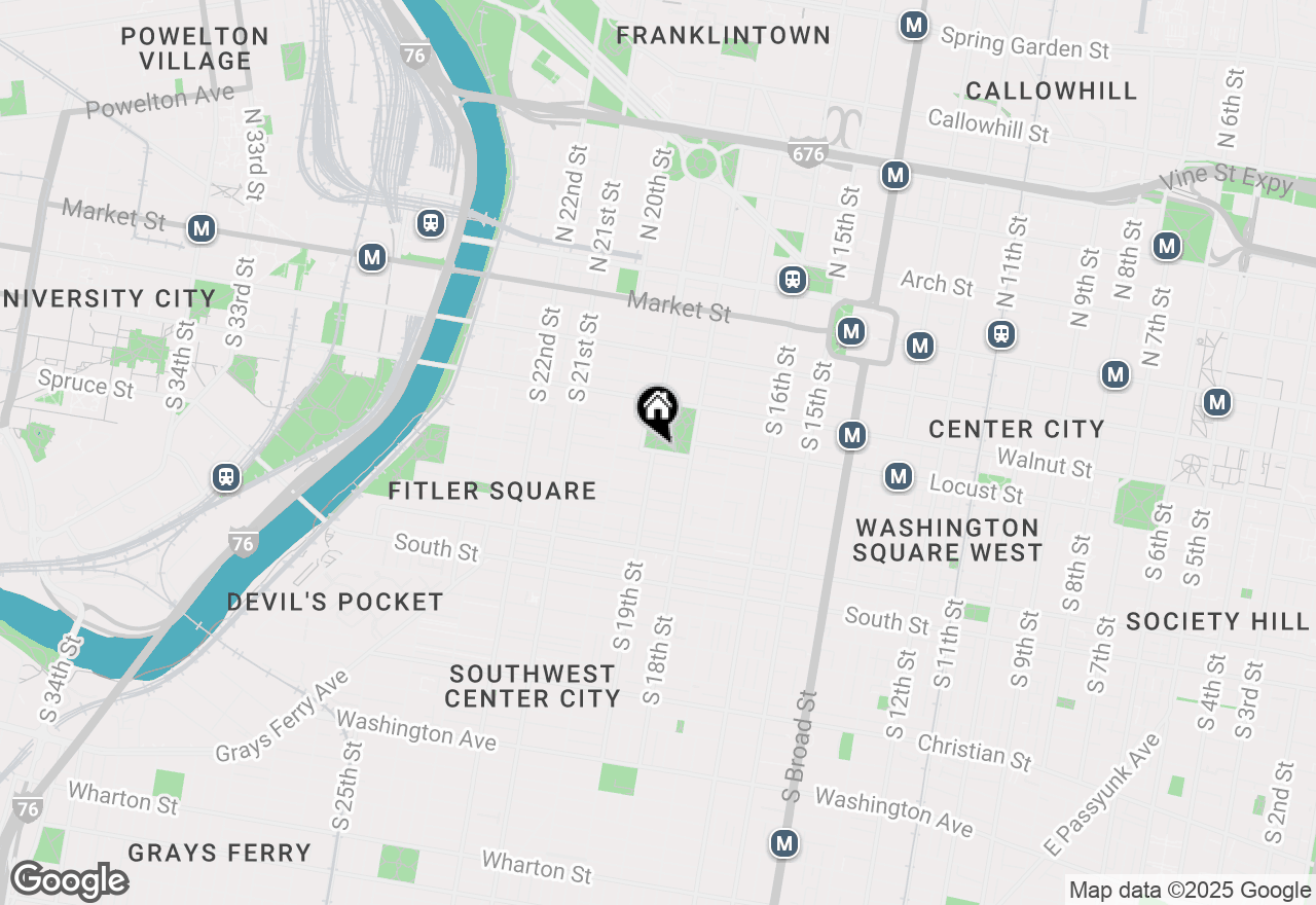 Map of 1830 Rittenhouse Square #12C AND 12D, Philadelphia, PA 19103
