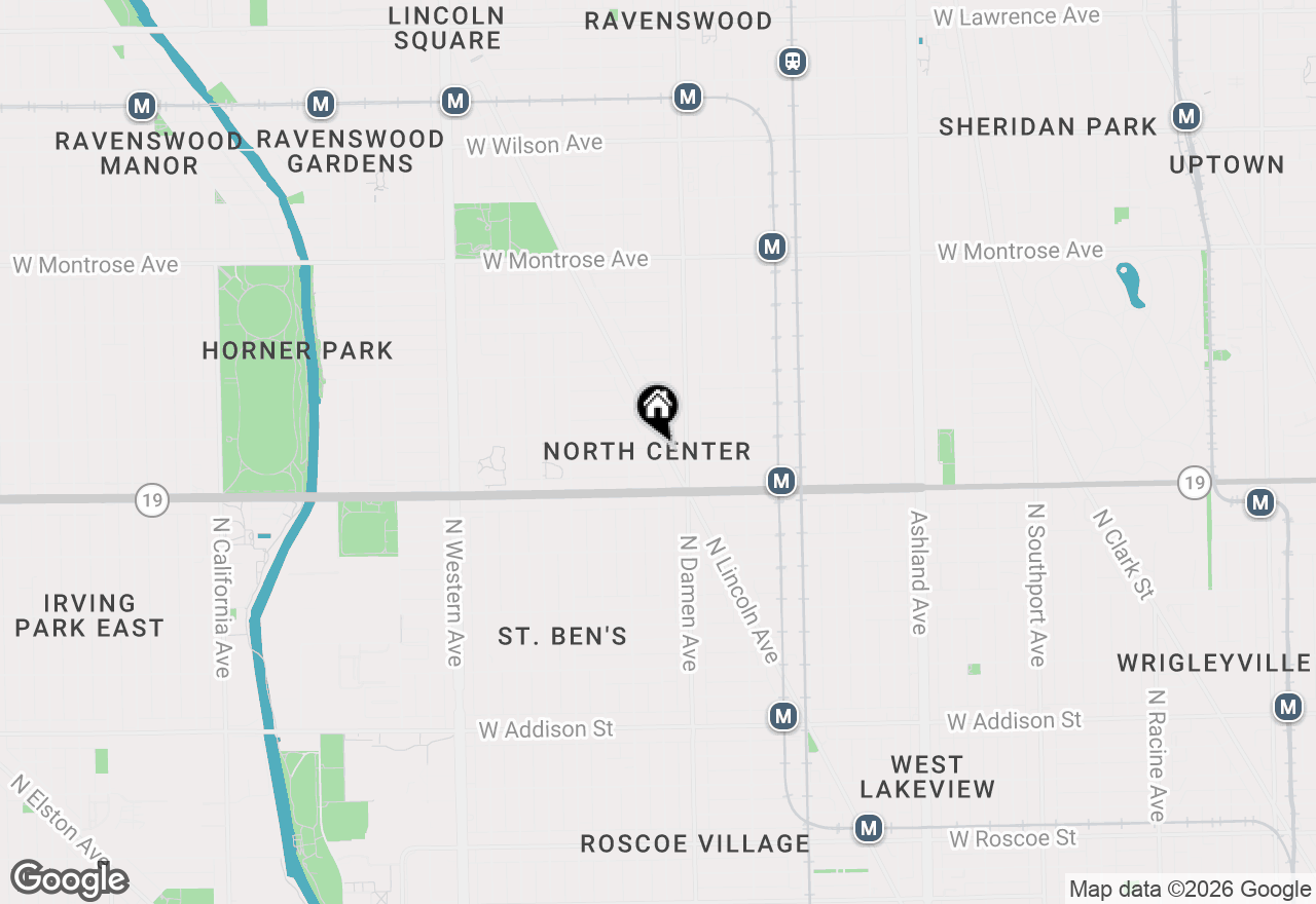 Map of 4050 N Lincoln Avenue #202, Chicago, IL 60618