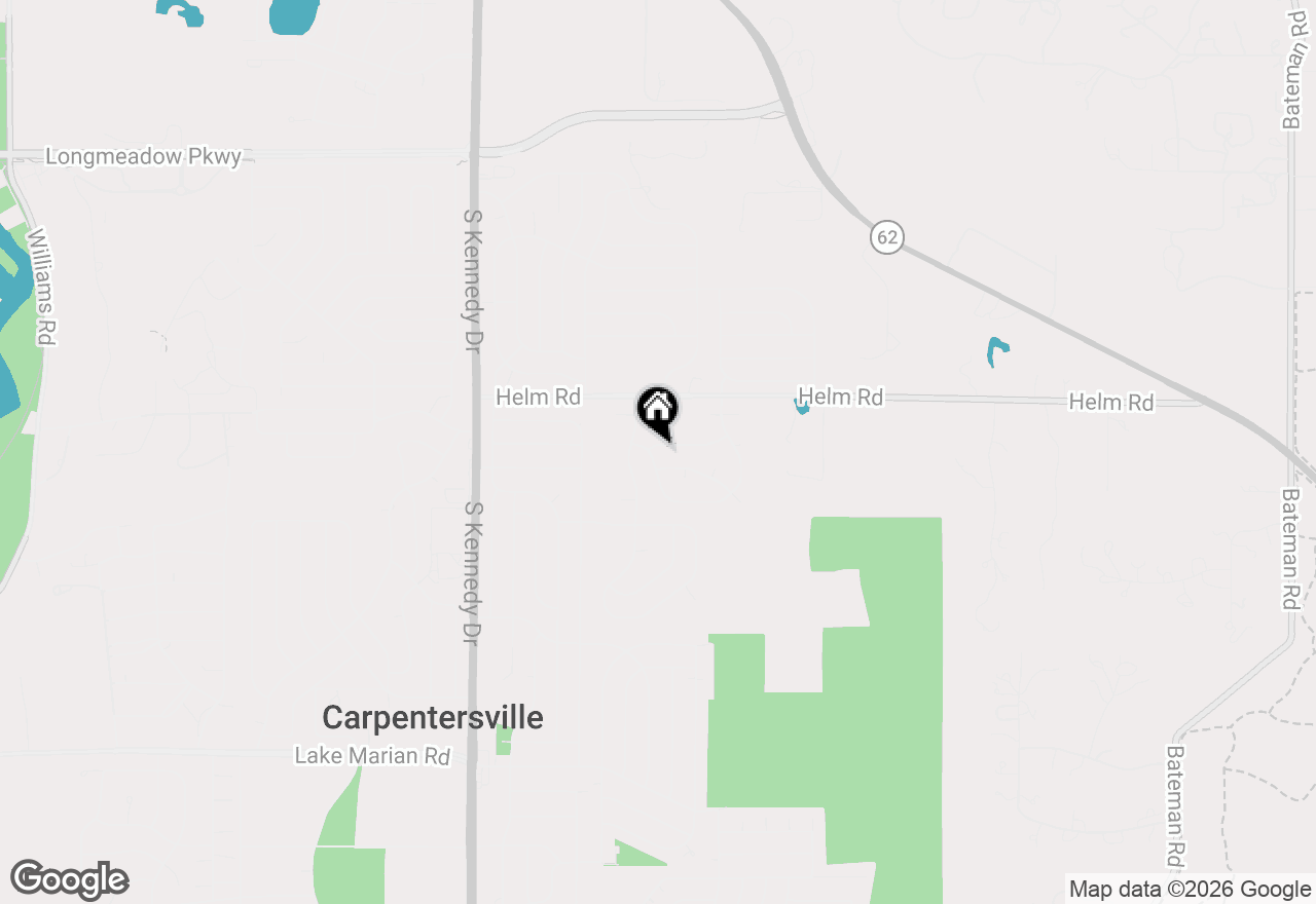 Map of 1201 Mayfair Drive, Carpentersville, IL 60110