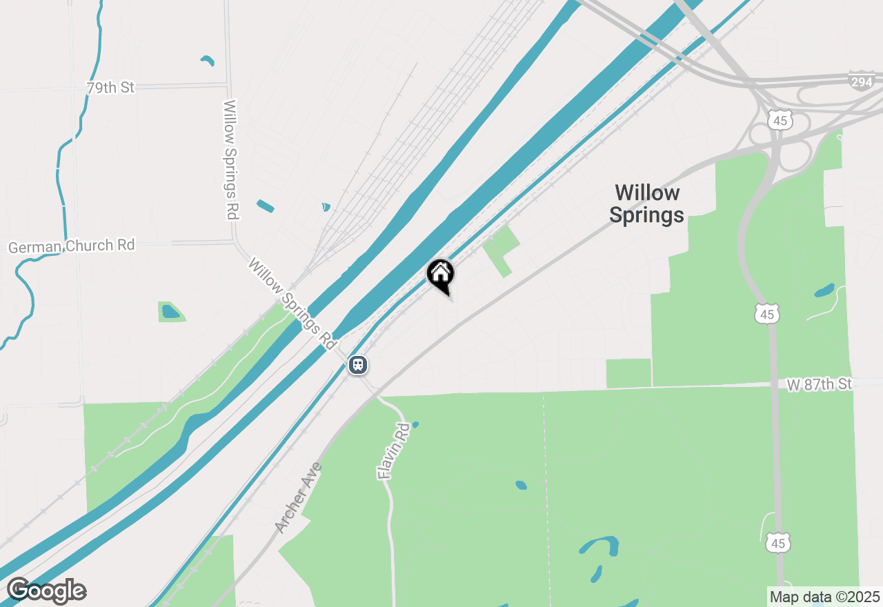 Map of 111 Rachel Avenue #406E, Willow Springs, IL 60480