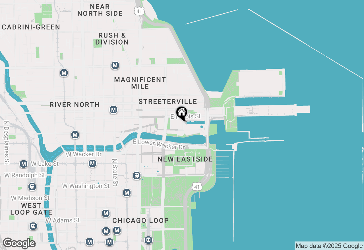 Map of 440 N Mcclurg Court #805, Chicago, IL 60611
