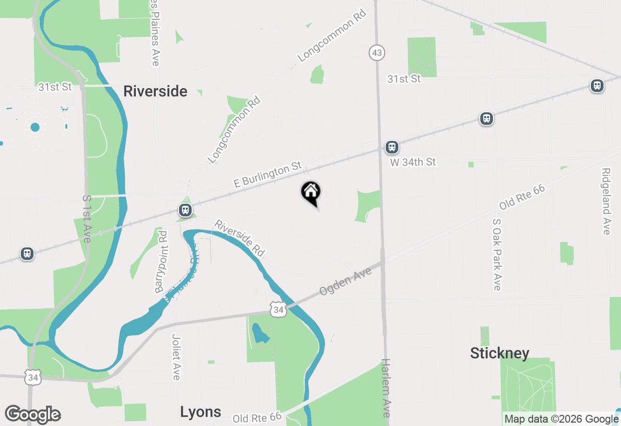 Map of 248 Gage Road, Riverside, IL 60546