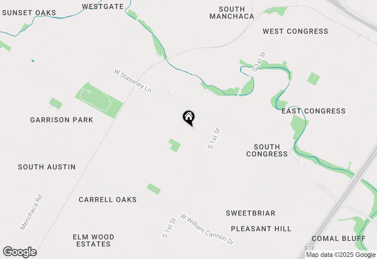 Map of 5903 Cougar Dr #D, Austin, TX 78745