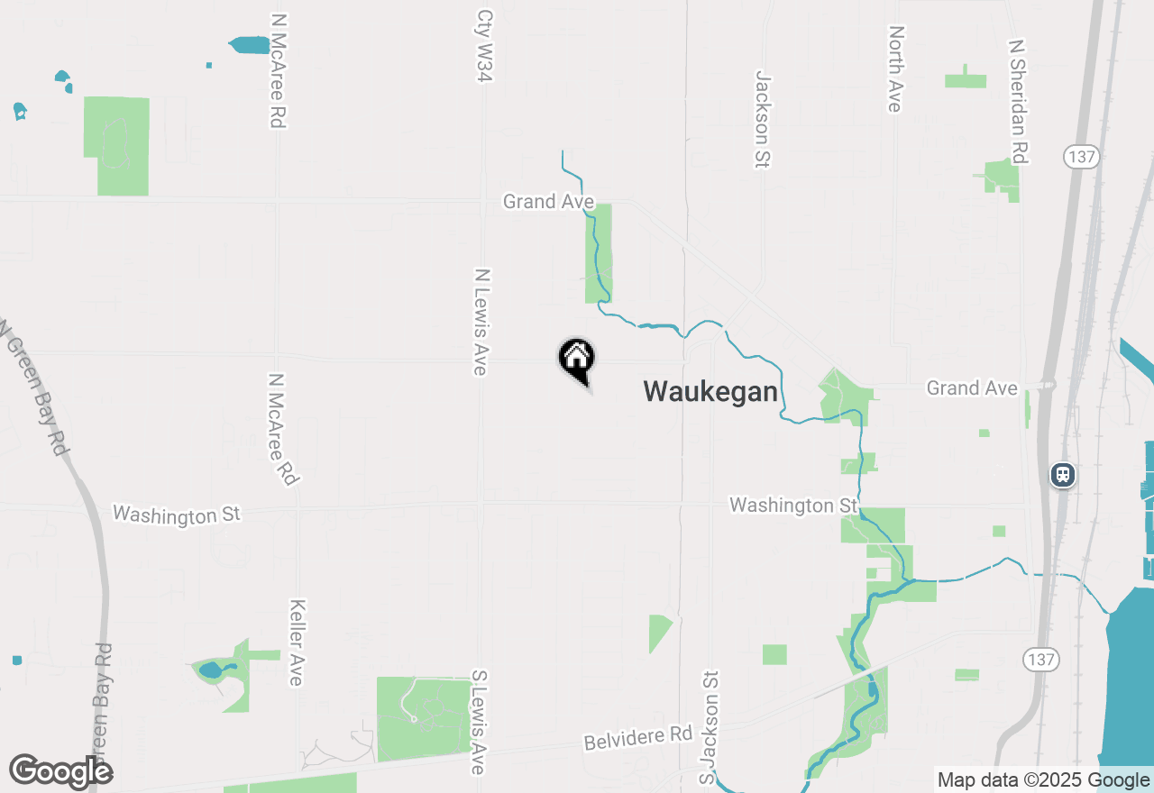 Map of 215 Judge Avenue, Waukegan, IL 60085