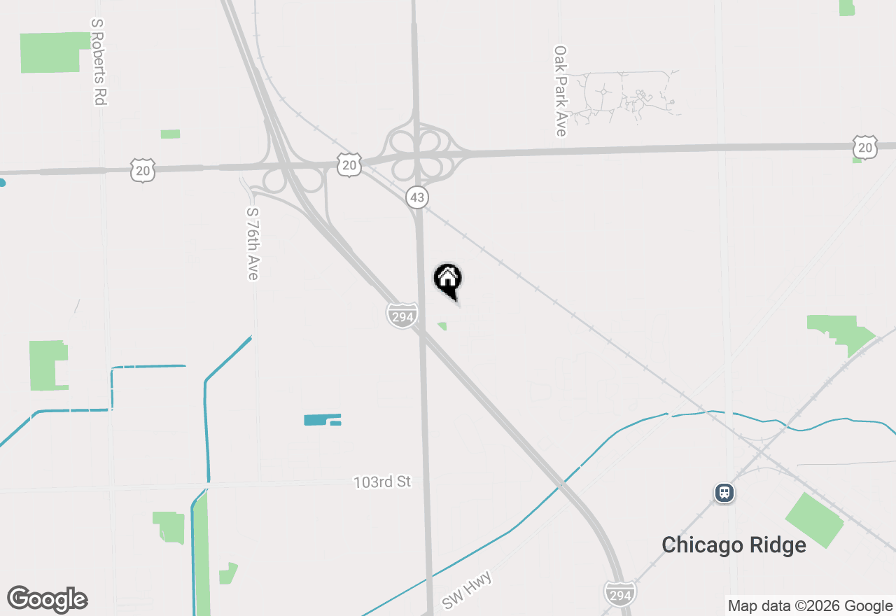 Map of 7112 99th Street #309, Chicago Ridge, IL 60415