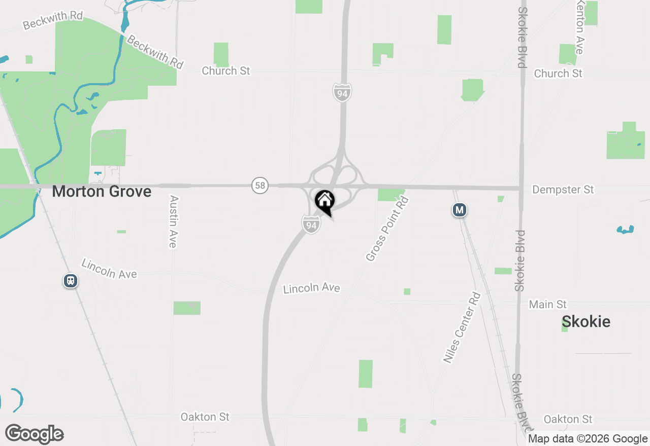 Map of 8646 Harms Road, Skokie, IL 60077