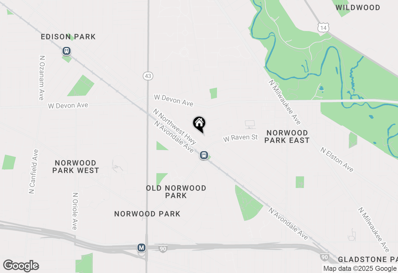 Map of 6221 N Niagara Avenue #507, Chicago, IL 60631