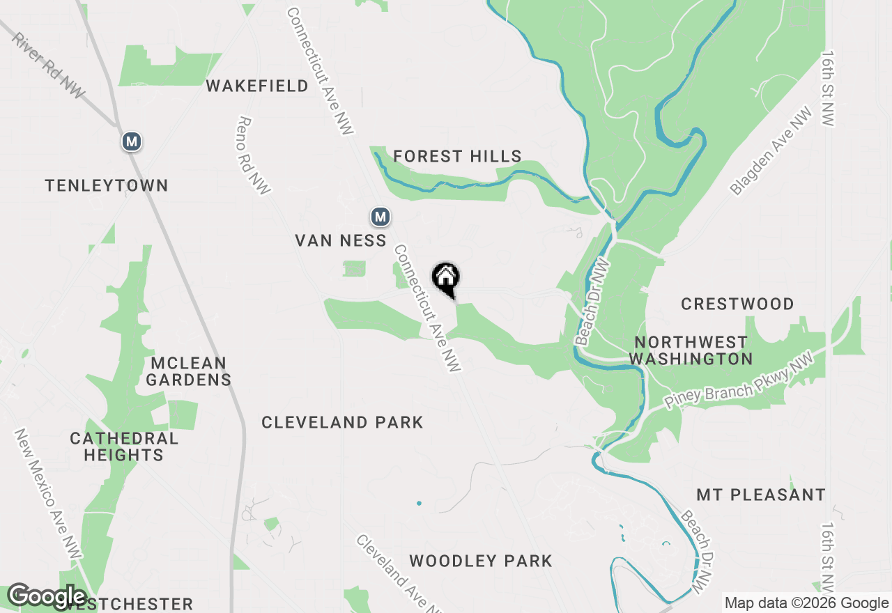 Map of 3883 Connecticut Avenue Nw #303, Washington, DC 20008