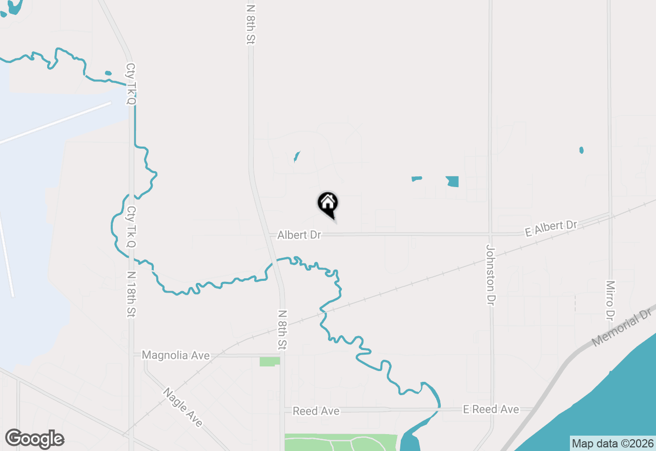 Map of 1925 Creekwood Ct, Manitowoc, WI 54220