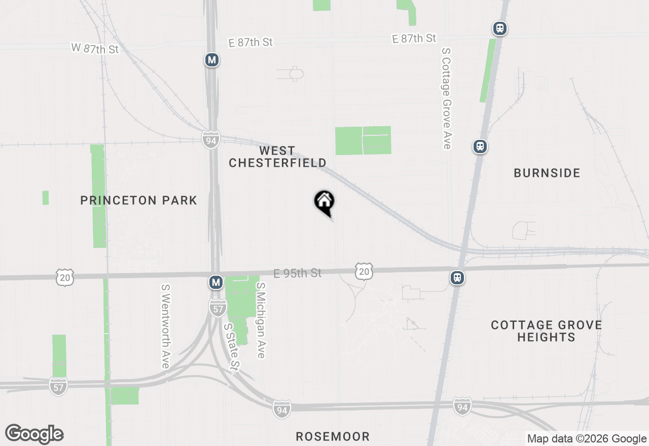 Map of 9319 S Calumet Avenue, Chicago, IL 60619