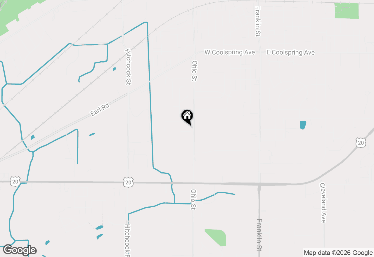 Map of 102 Riviera Drive, Michigan City, IN 46360