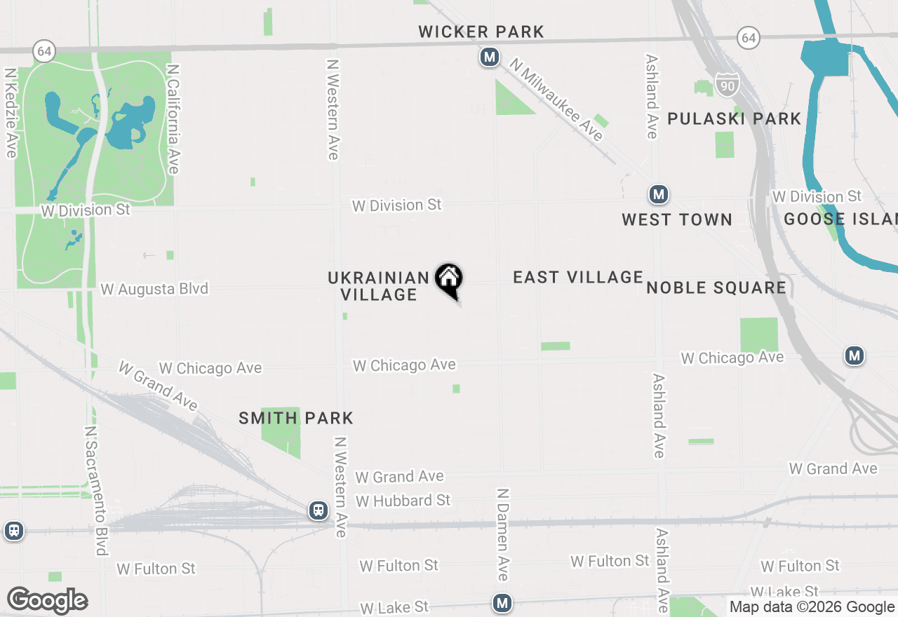 Map of 2113 W Walton Street, Chicago, IL 60622