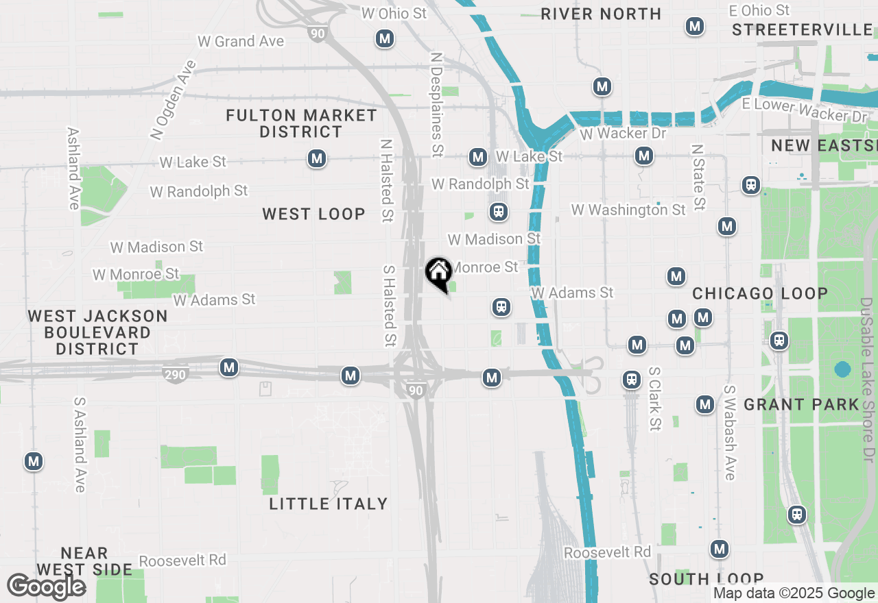 Map of 210 S Desplaines Street #1509, Chicago, IL 60661