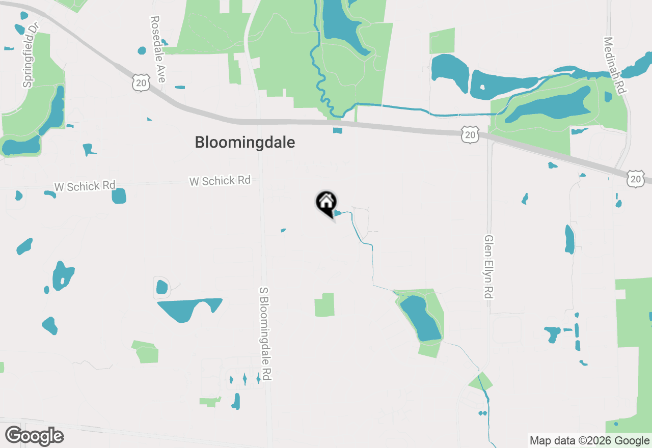 Map of 163 Bourne Lane, Bloomingdale, IL 60108