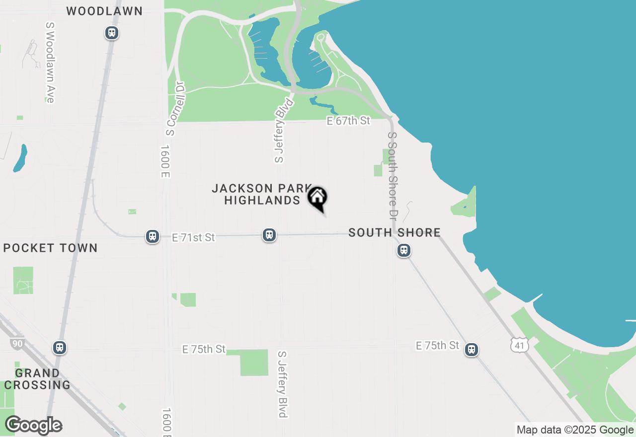 Map of 7036 S Merrill Avenue #2, Chicago, IL 60649