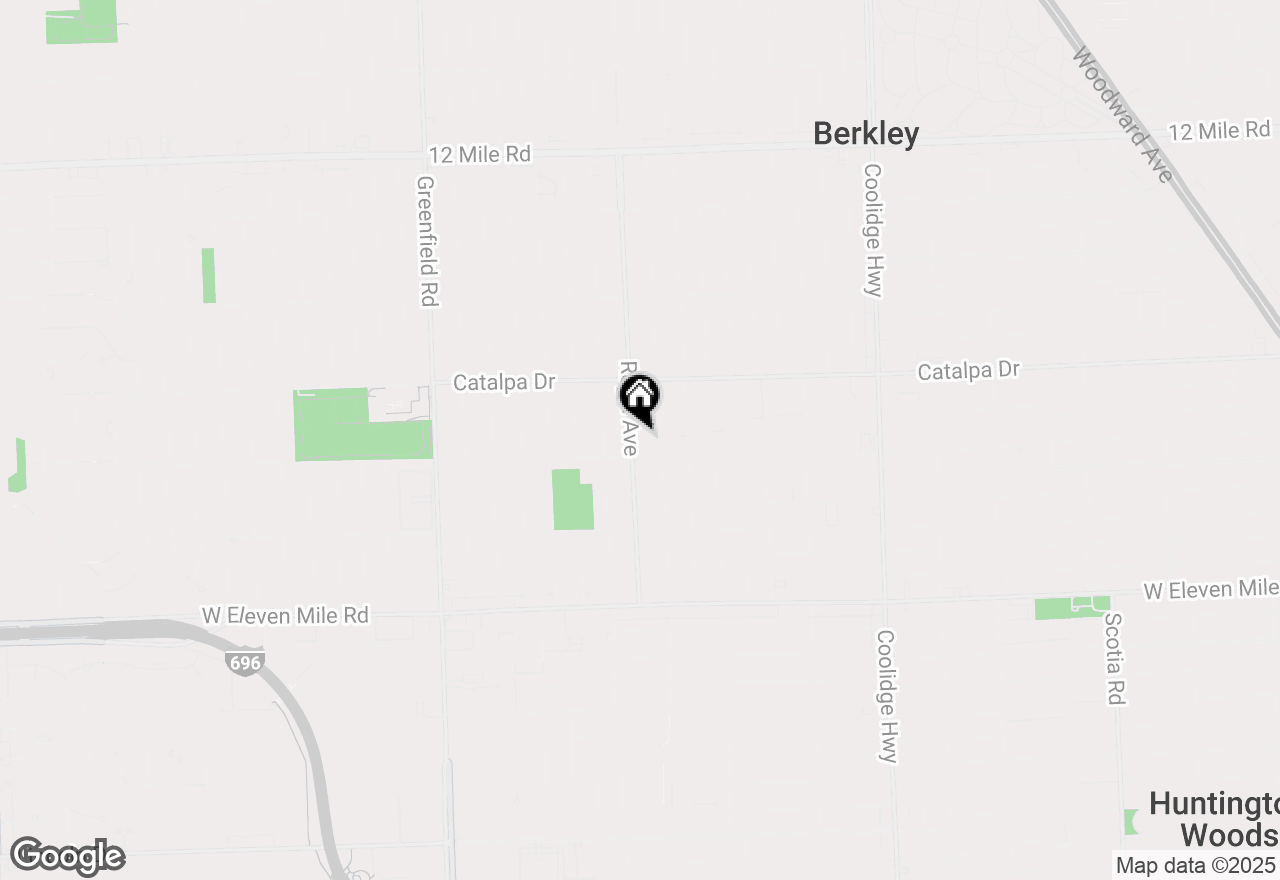 Map of 2360 Royal Avenue, Berkley, MI 48072