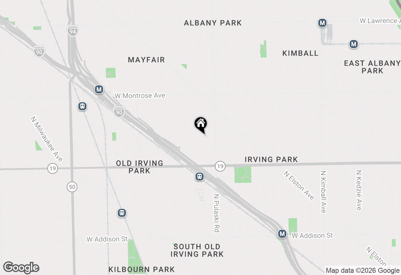 Map of 4134 N Keystone Avenue #G, Chicago, IL 60641