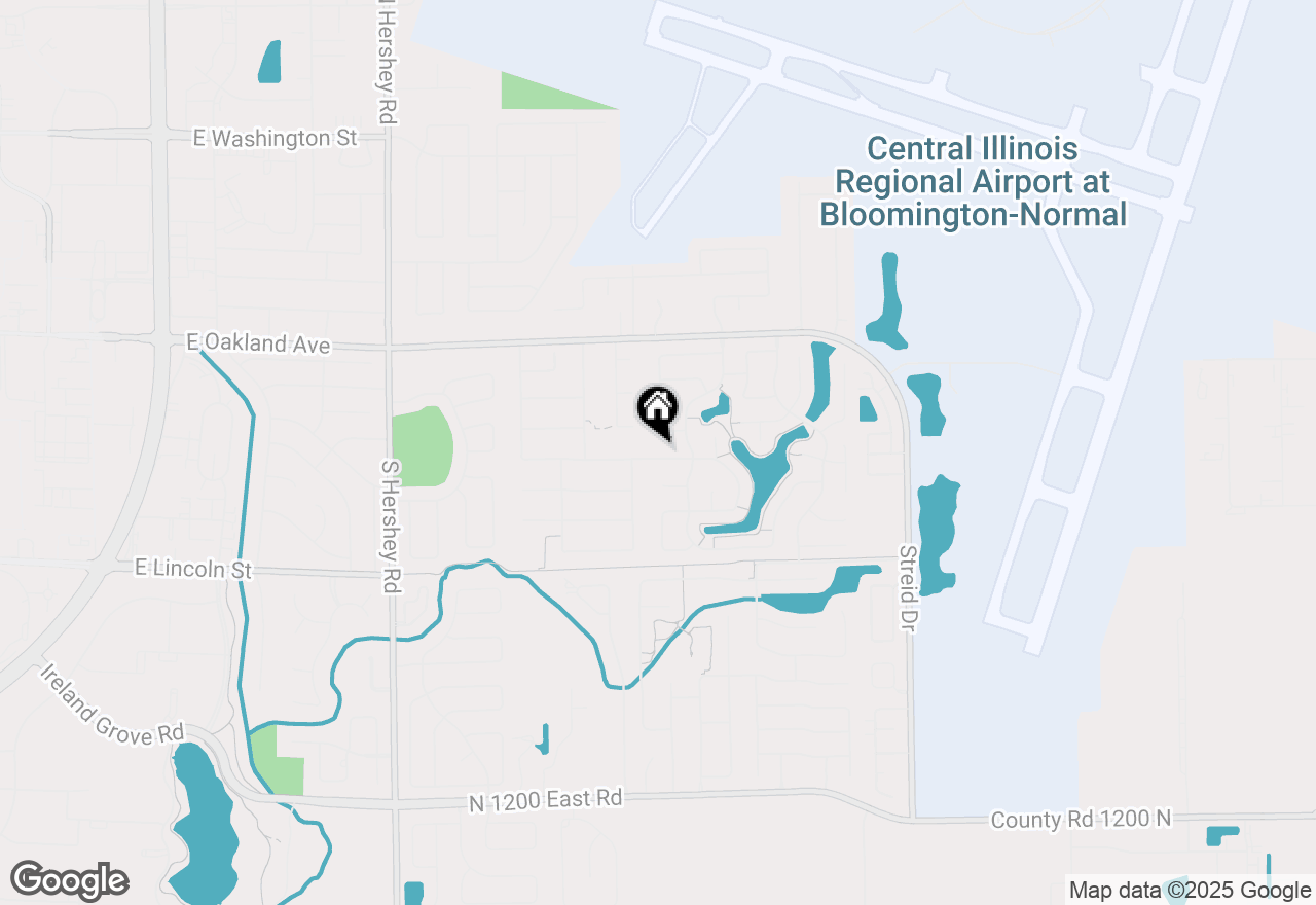 Map of 3308 Cumbria Drive, Bloomington, IL 61704