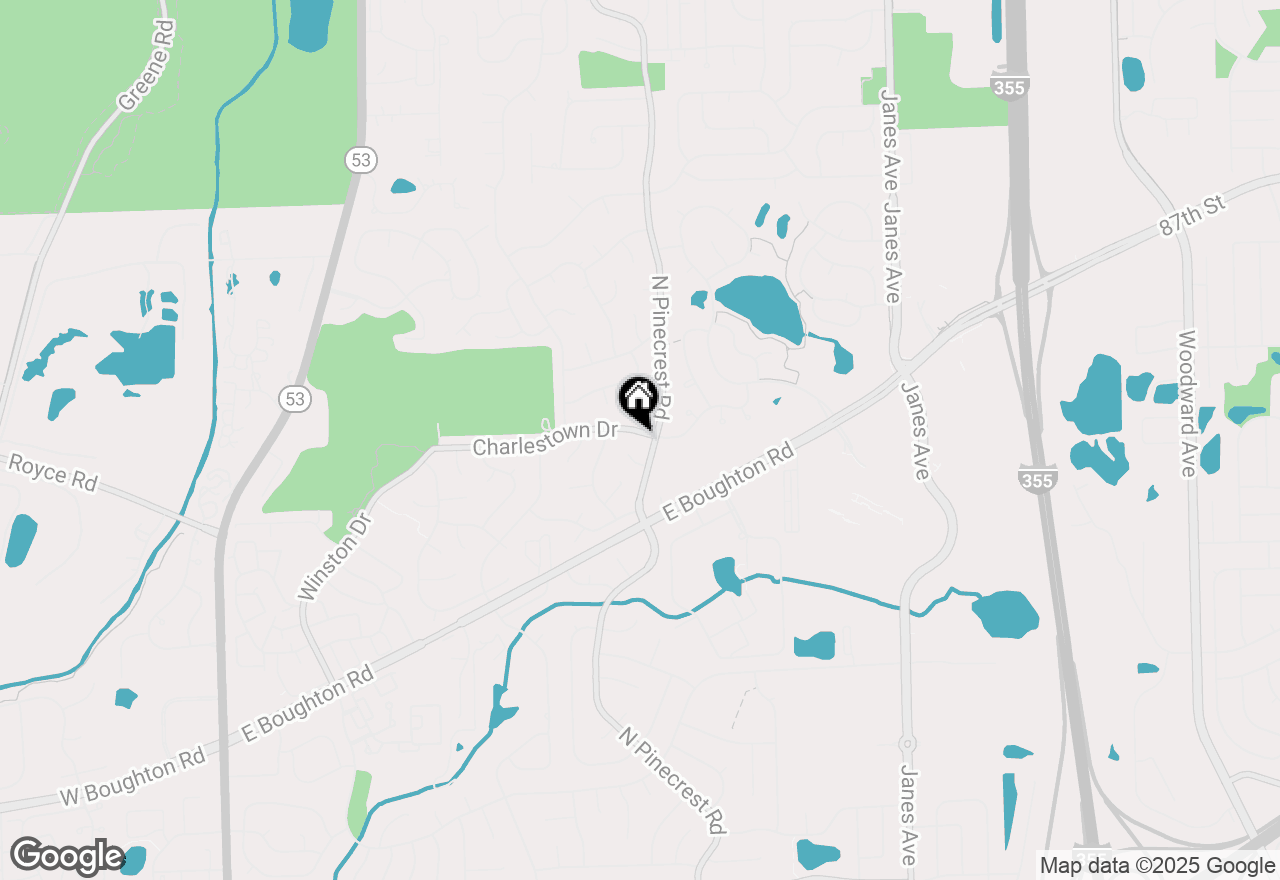 Map of 427 Charlestown Drive, Bolingbrook, IL 60440