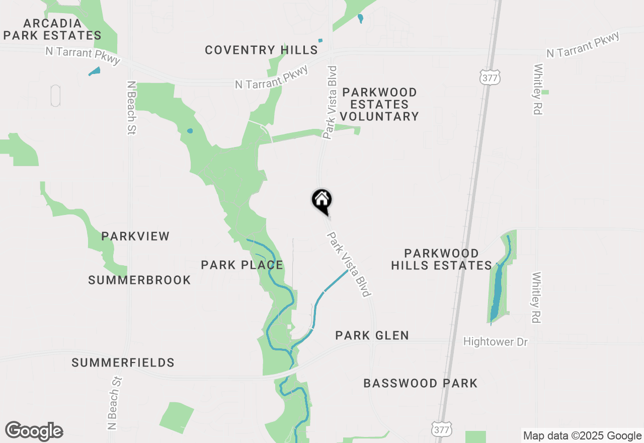 Map of 8000 Crazy Horse Lane, Fort Worth, TX 76137