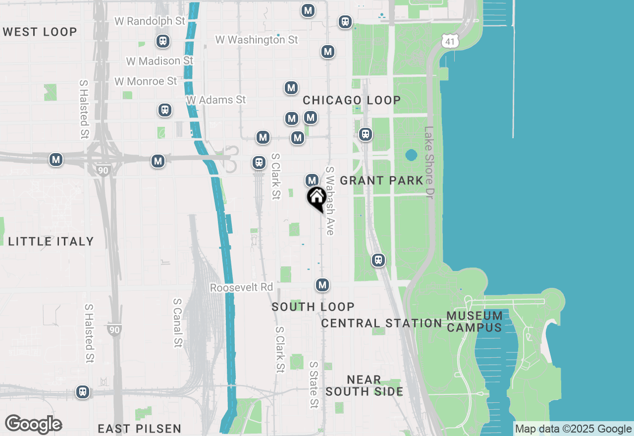 Map of 1 E 8th Street #606, Chicago, IL 60605
