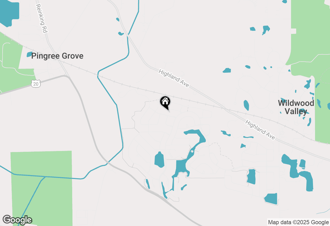 Map of 3660 Greenbriar Drive, Elgin, IL 60124