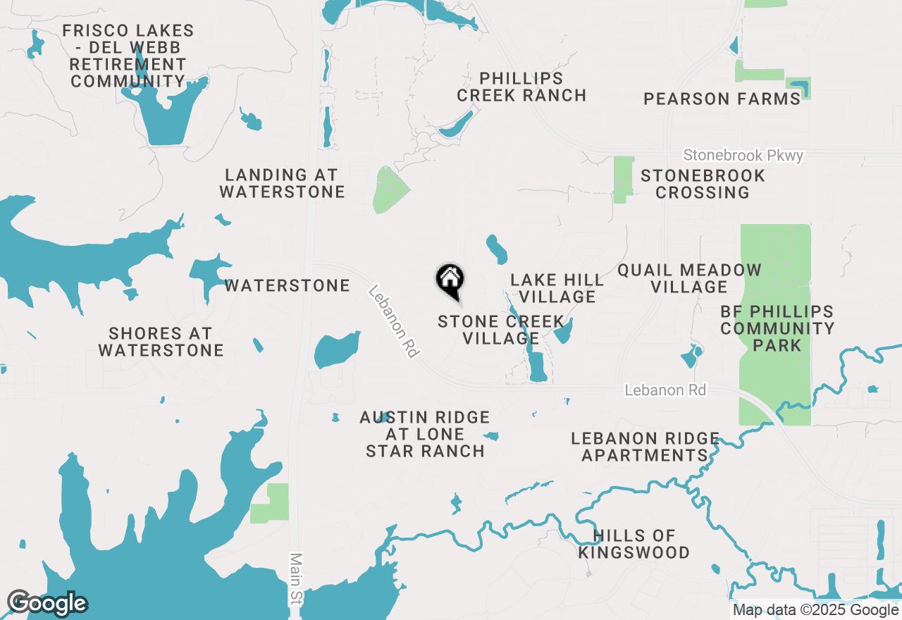 Map of 5536 Highflyer Hills Trail, Frisco, TX 75036