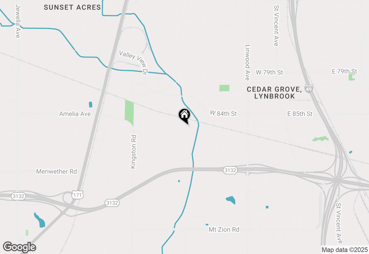 Map of 8506 Westbrook Place, Shreveport, LA 71108