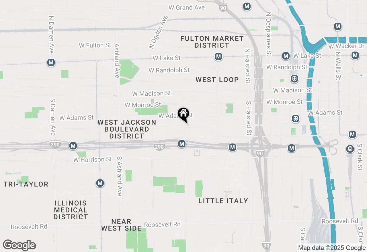Map of 236 S Racine Avenue #304, Chicago, IL 60607
