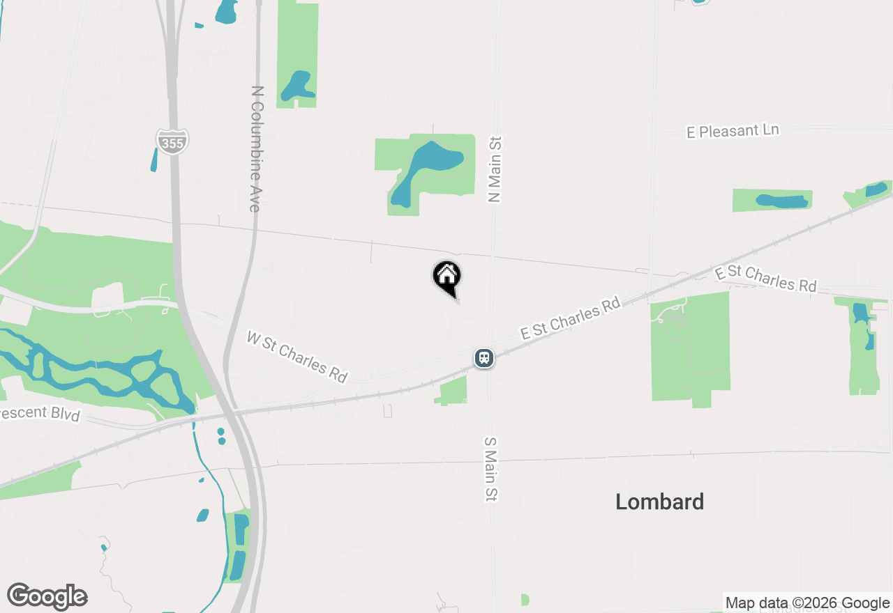 Map of 49 Orchard Terrace #2, Lombard, IL 60148