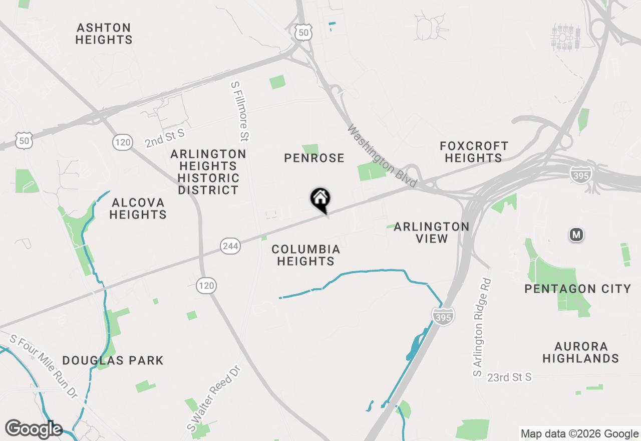 Map of 1016 Wayne Street #1007, Arlington, VA 22204