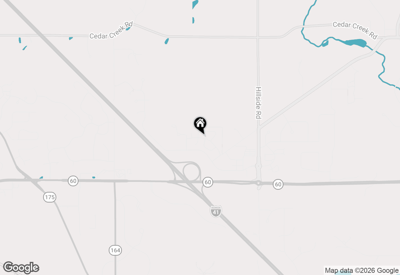 Map of 1709 Woodland Way, Slinger, WI 53086