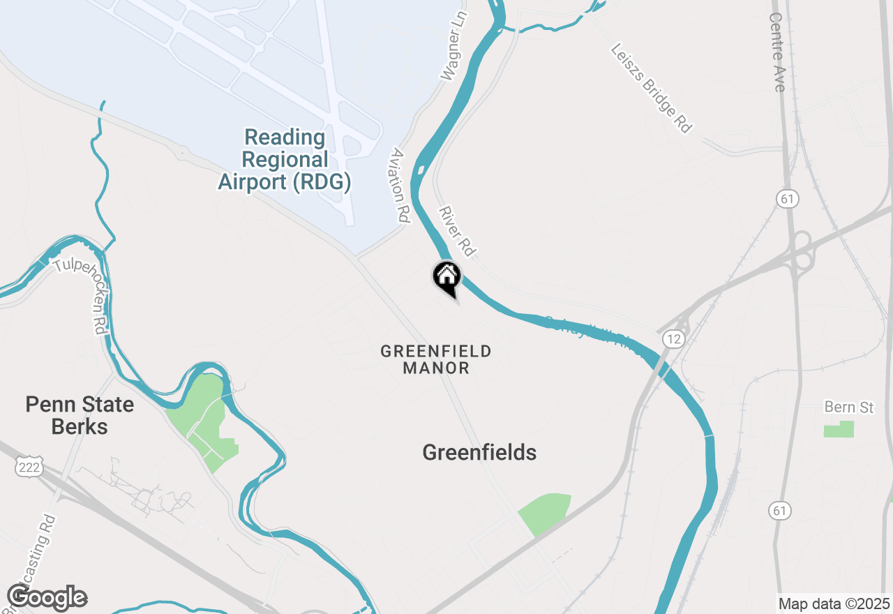 Map of 509 Frontier Avenue, Reading, PA 19601