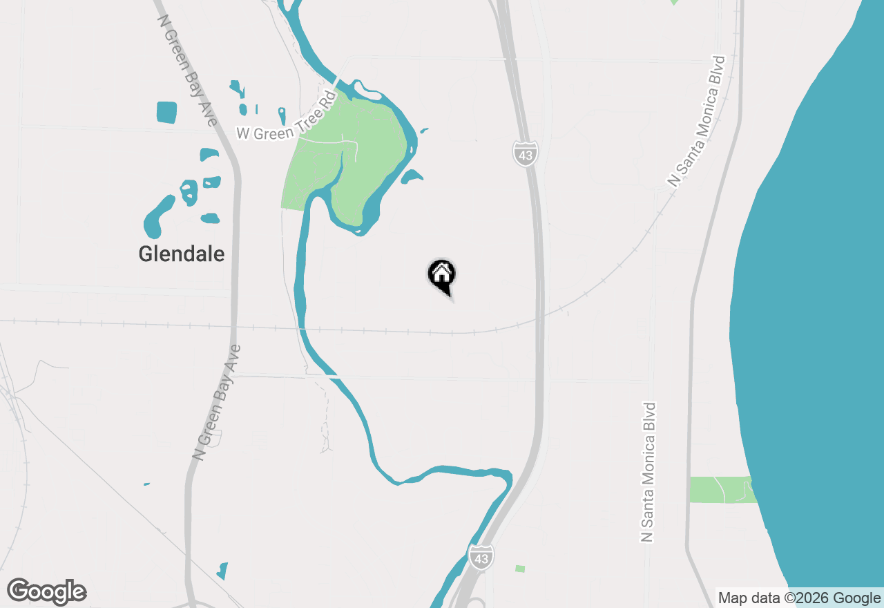 Map of 720 W Fairfield Ct, Glendale, WI 53217
