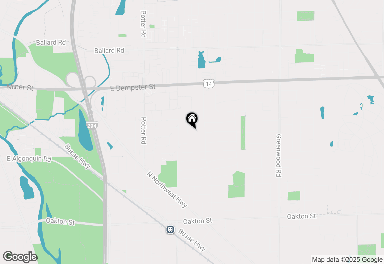 Map of 1422 E Marcus Court, Park Ridge, IL 60068