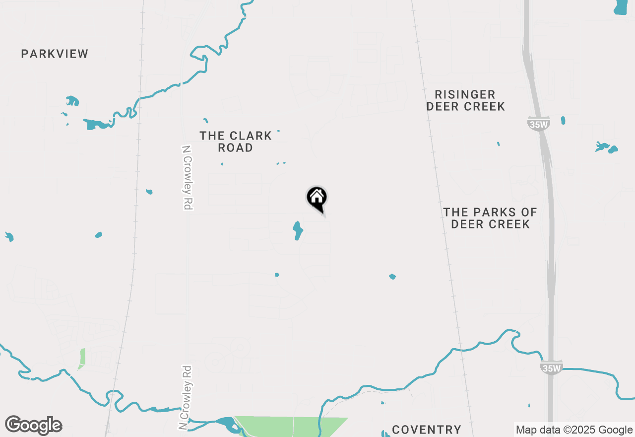 Map of 1121 Meadow Vista Drive, Crowley, TX 76036