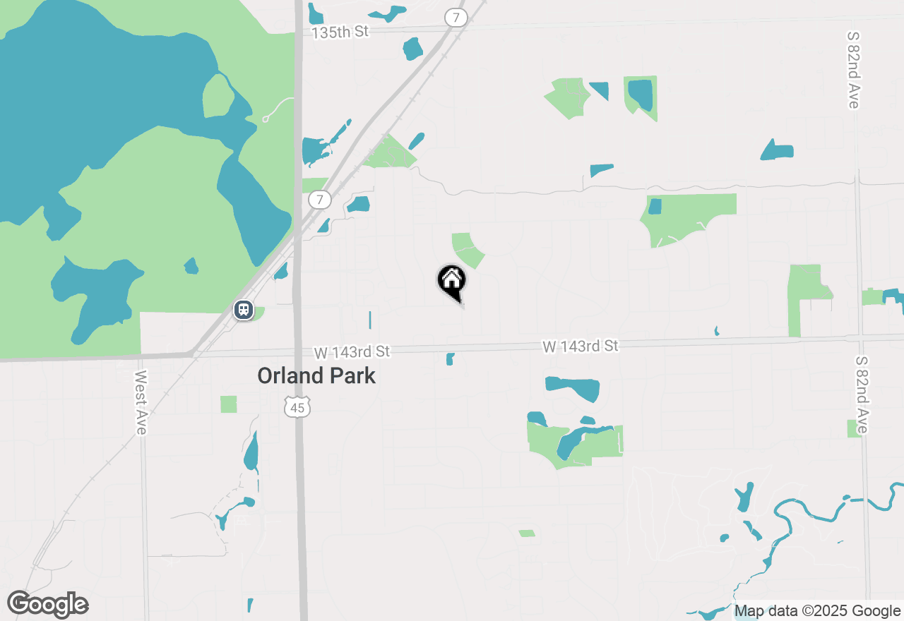 Map of 8603 W 142nd Street, Orland Park, IL 60462