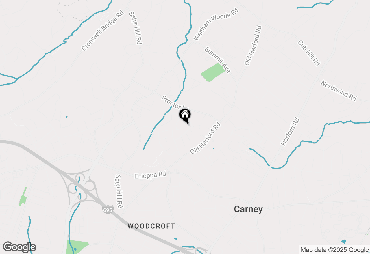 Map of 2413 Cider Mill Road, Baltimore, MD 21234