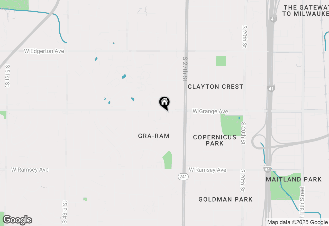 Map of 3003 W Grange Ave, Greenfield, WI 53221