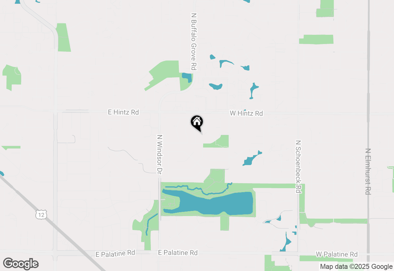 Map of 2615 N Forrest Lane, Arlington Heights, IL 60004