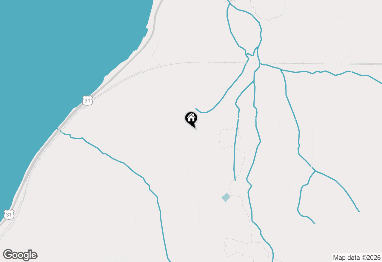 Map of 3850 Burlington Drive, Williamsburg, MI 49690