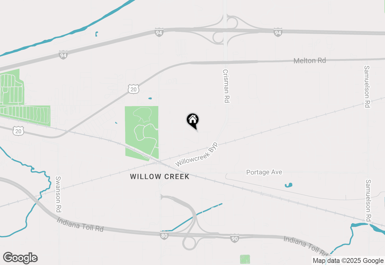 Map of 2084 Bluebird Court, Portage, IN 46368