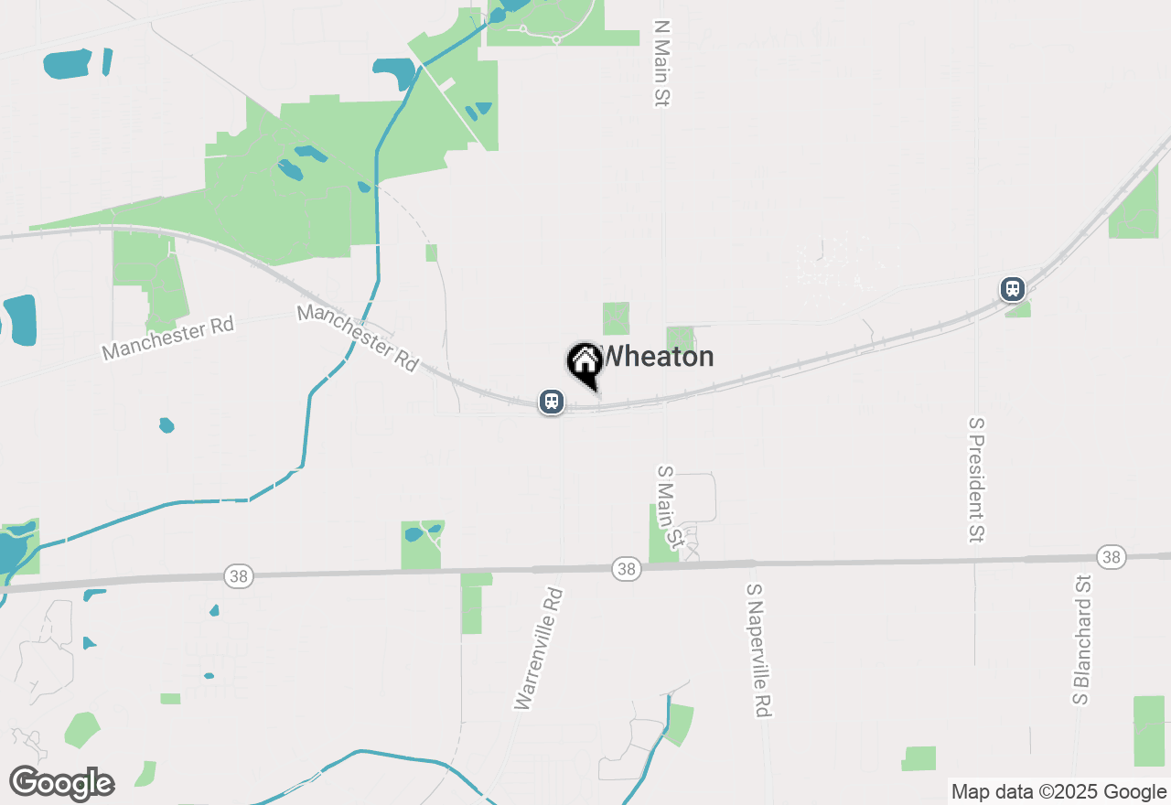 Map of 302 W Front Street, Wheaton, IL 60187