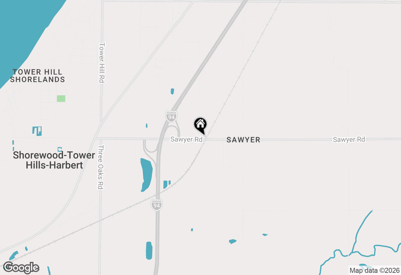 Map of 5935 Sawyer Road, Sawyer, MI 49125