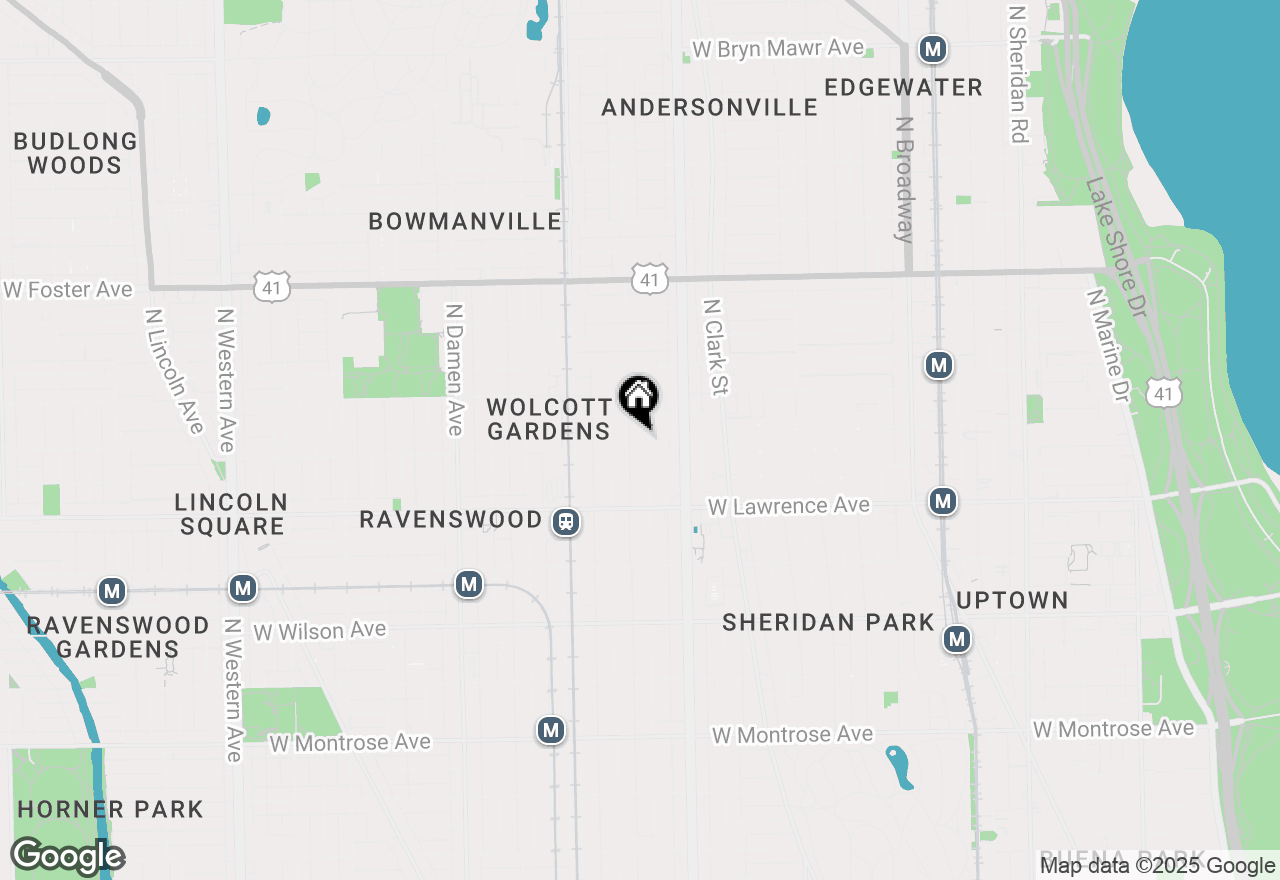 Map of 4874 N Paulina Street #1, Chicago, IL 60640