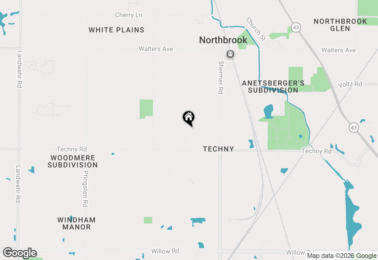 Map of 1884 Penfold Place, Northbrook, IL 60062
