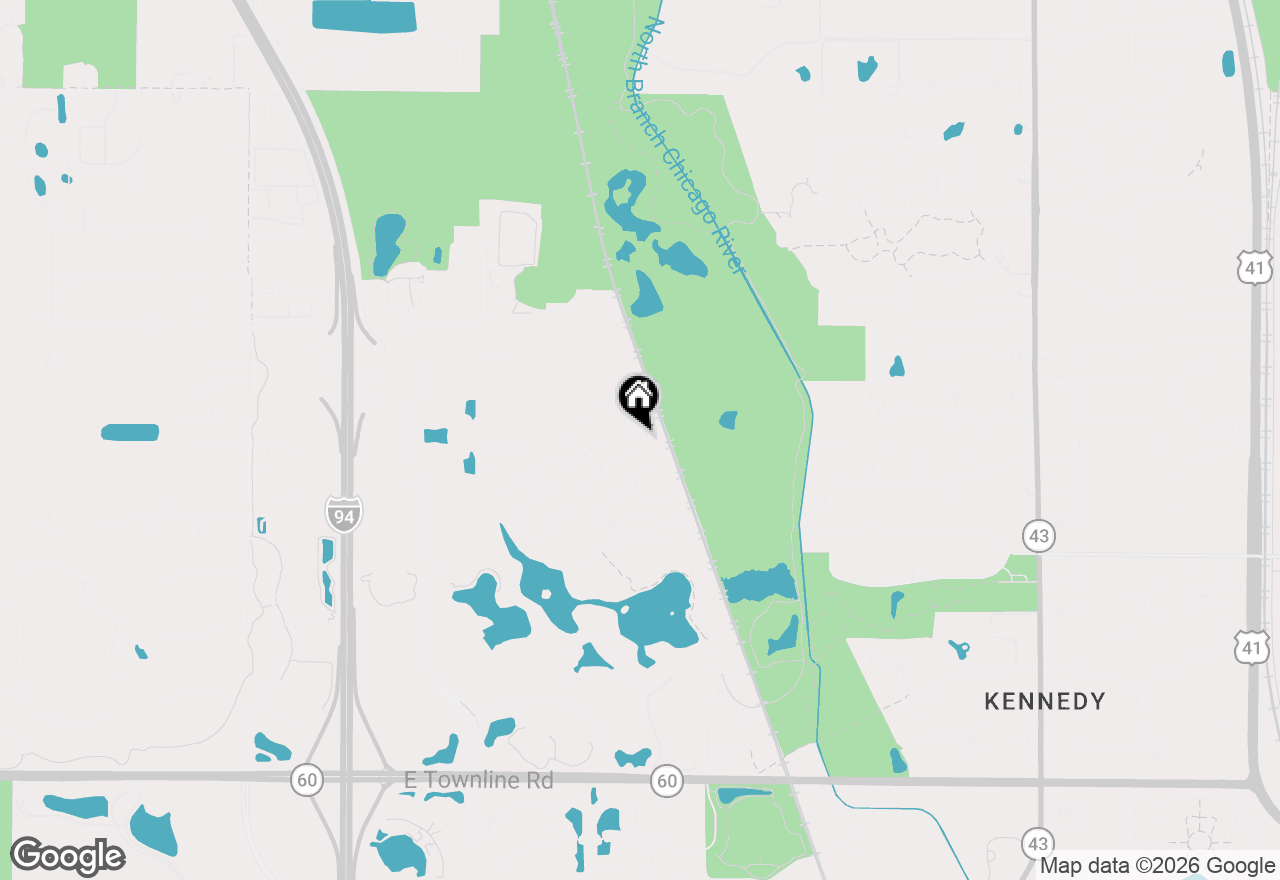 Map of 1717 Marquette Court, Lake Forest, IL 60045