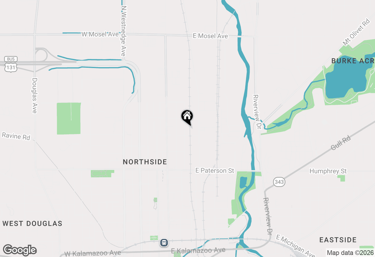 Map of 1620 N Edwards Street #2, Kalamazoo, MI 49007